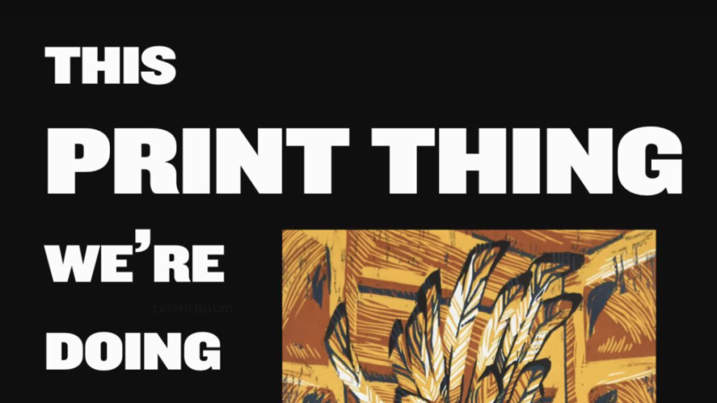 this print thing we're doing printmaking nicholls state university art exhibit