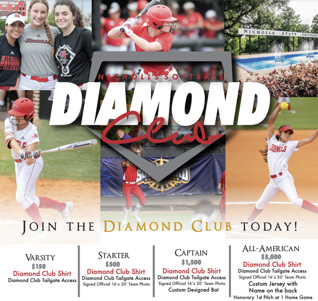 DIAMOND CLUB (SOFTBALL FUND) Colonel Athletic Association