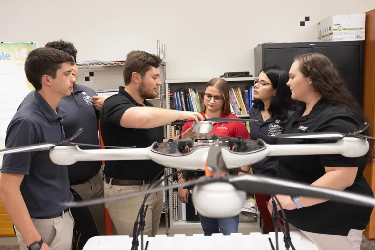 nicholls state university geomatics program surveying gps drone 2
