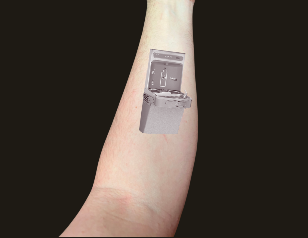 Artist's Render of Andrew's Water Bottle Fill Station