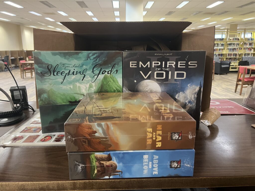 A Pile of Games from Red Raven Games