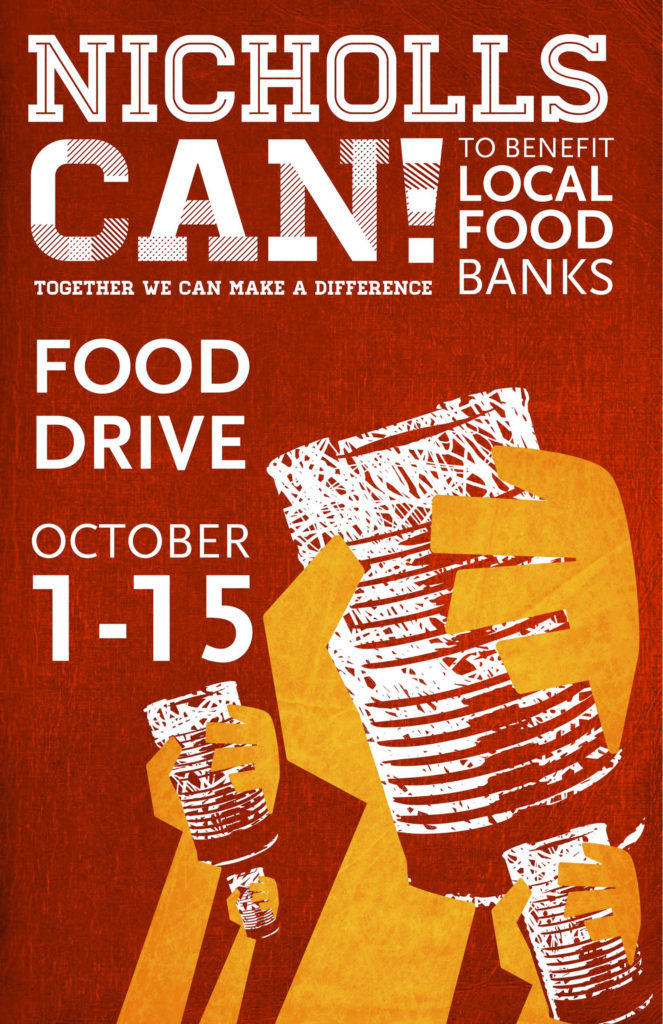 Nicholls CAN! food drive kicks off Oct. 1 Nicholls News