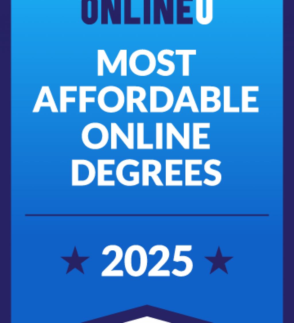 2025 OnlineU Most Affordable Colleges Badge