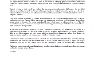 Message from the presidentand DI officer